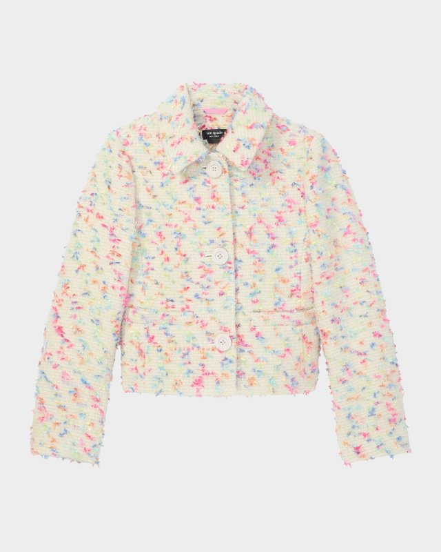 fringed gala tweed jacket
